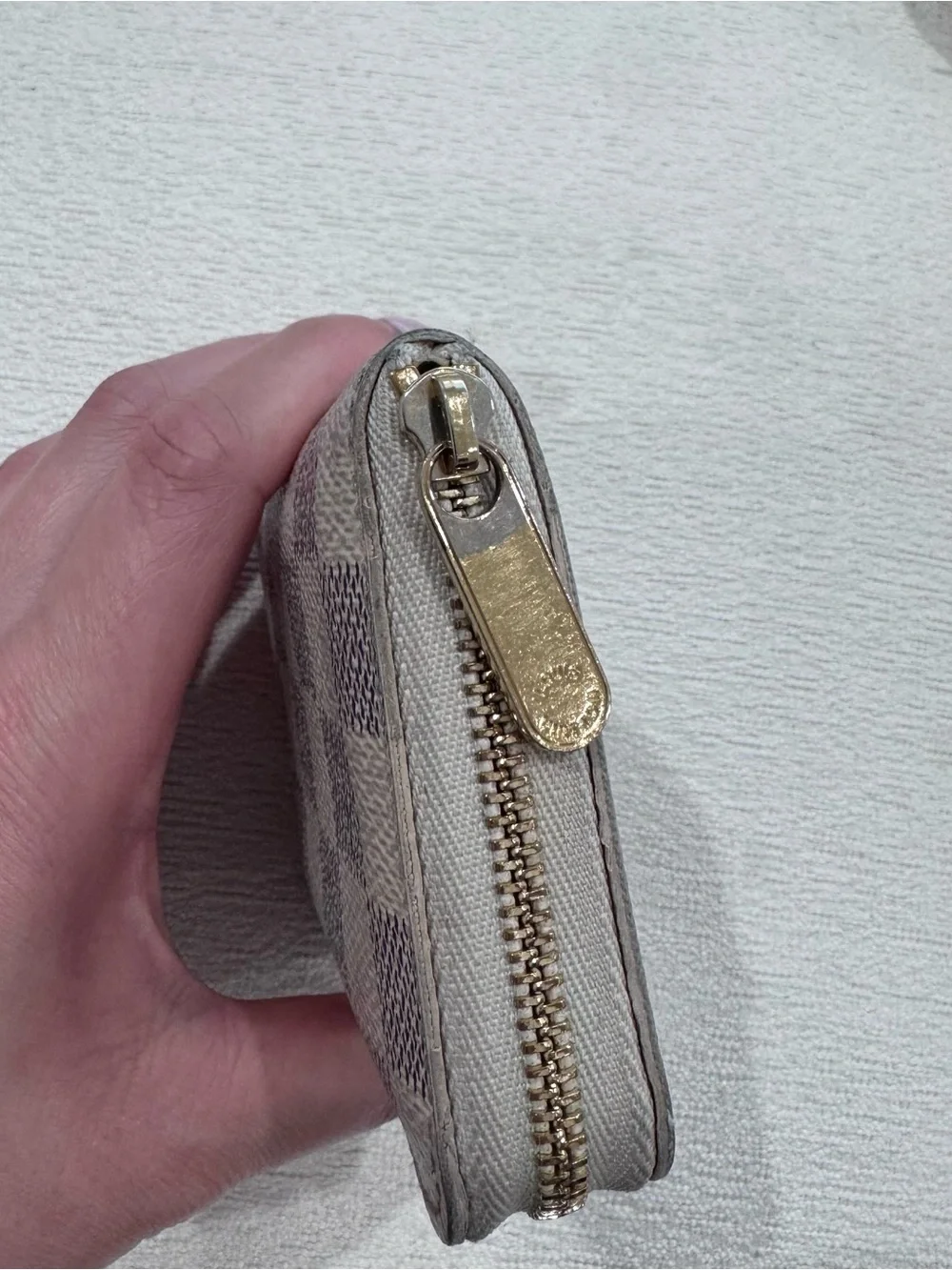 Louis Vuitton Zippy Coin Purse in Damier Azur